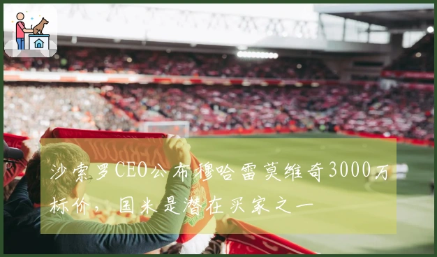 沙索罗CEO公布穆哈雷莫维奇3000万标价，国米是潜在买家之一